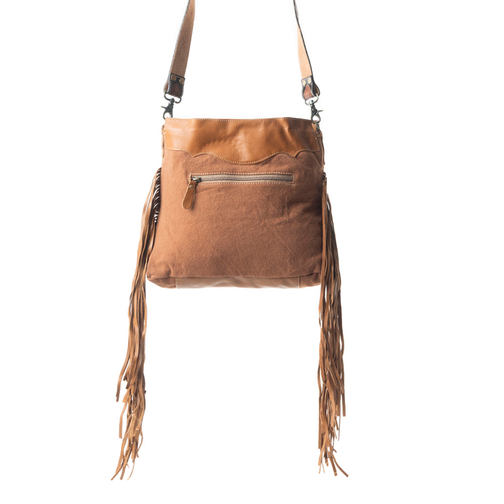 Garnet waves Hand-Tooled Bag - MyraUSA