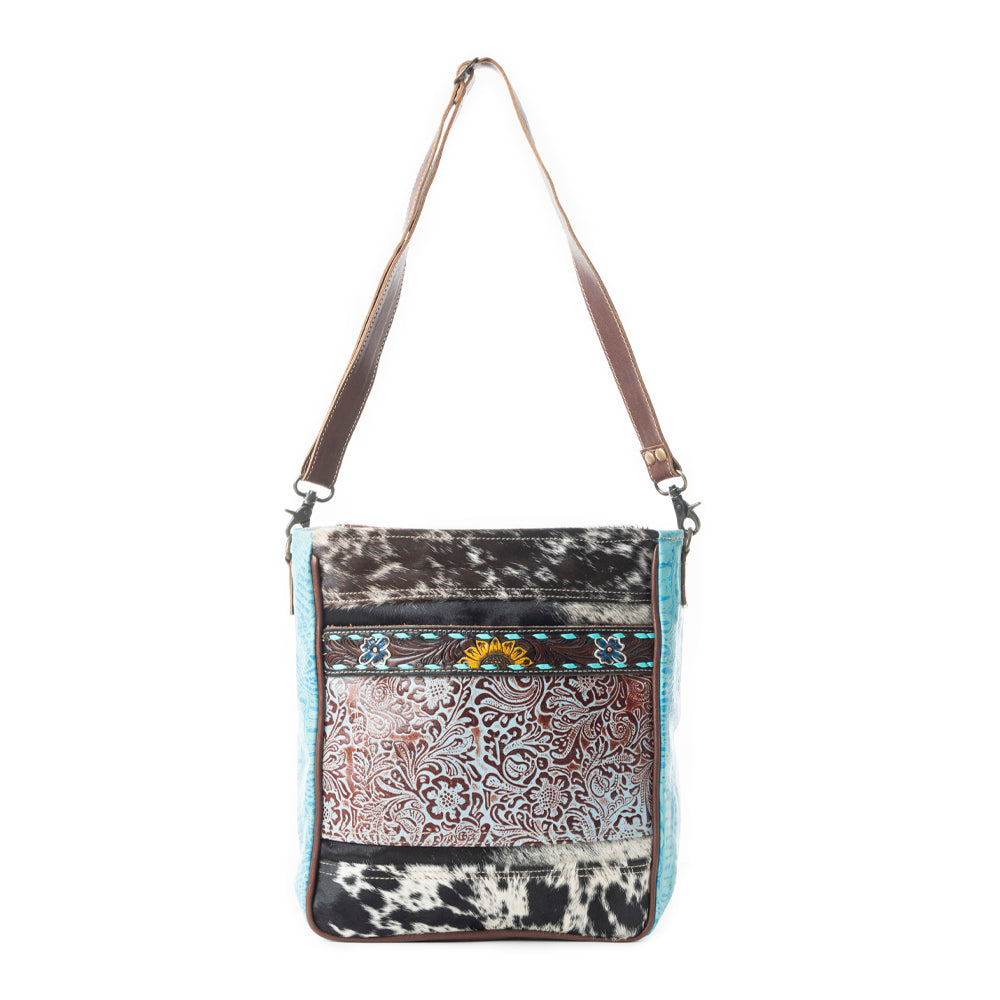 Soham Leather & Hairon Bag - MyraUSA