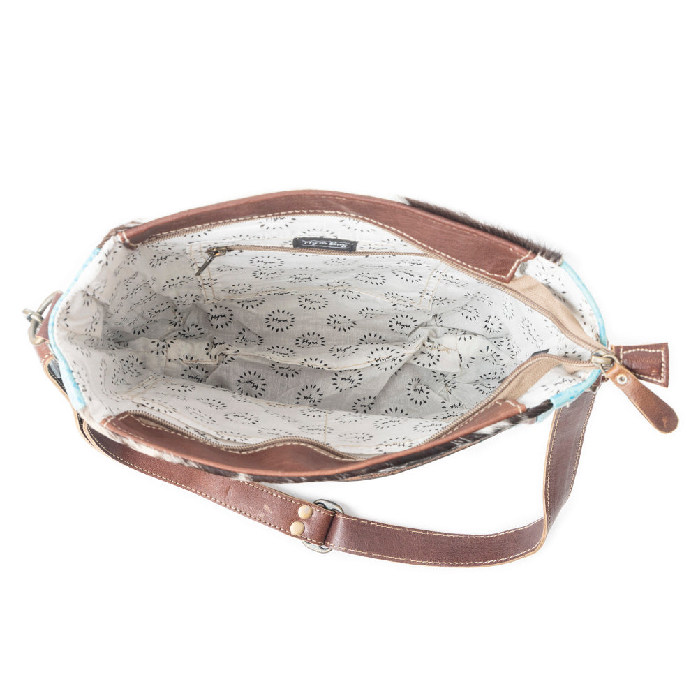 Soham Leather & Hairon Bag - MyraUSA
