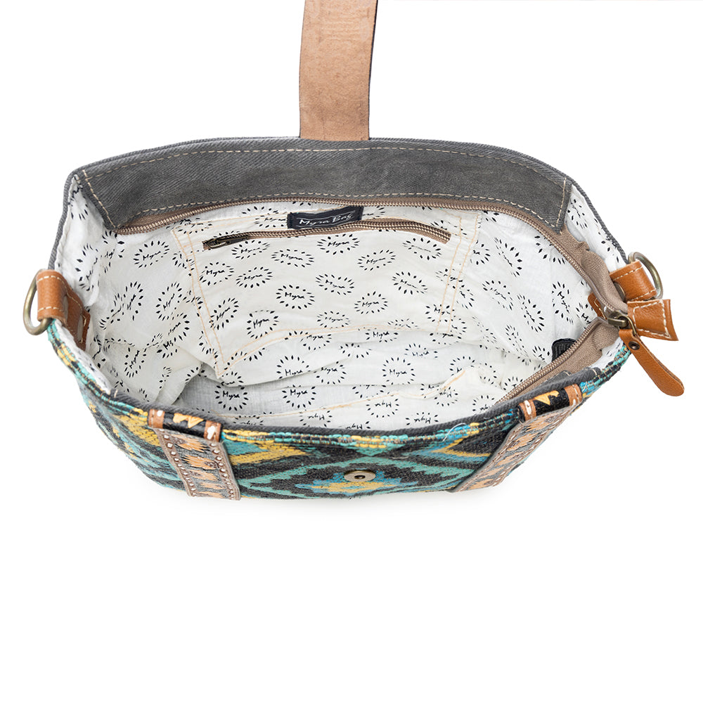 Forest Mist Hand-Tooled Bag - Myra USA