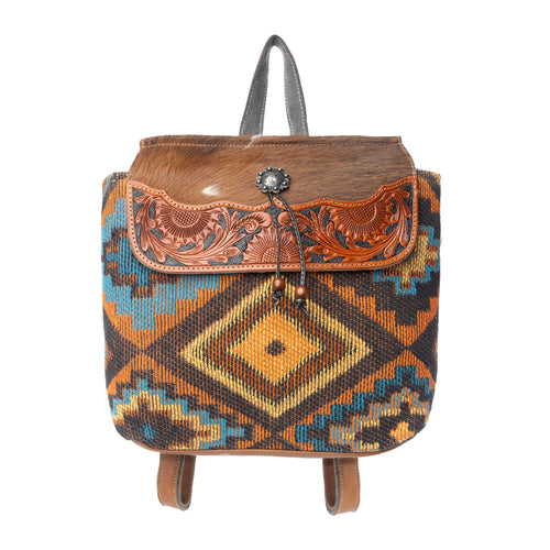 Burnt Umber Backpack Bag - Myra USA