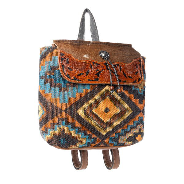 Burnt Umber Backpack Bag - Myra USA