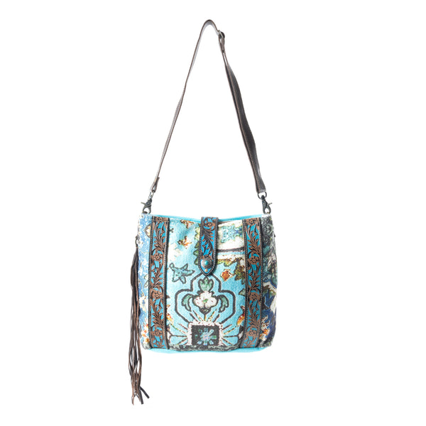 Cool Mantra Hand-Tooled Bag - MyraUSA