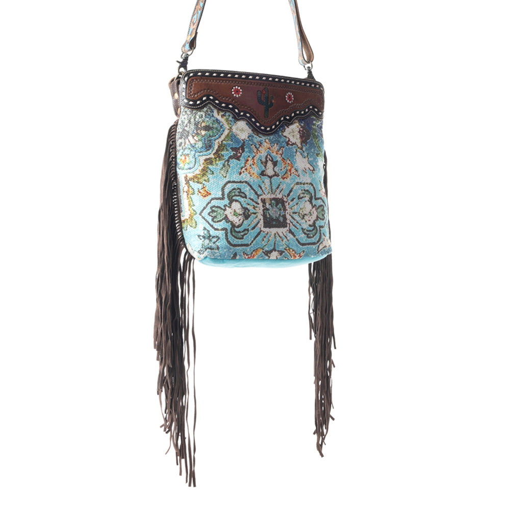 Idealistic Hand-Tooled Bag - MyraUSA