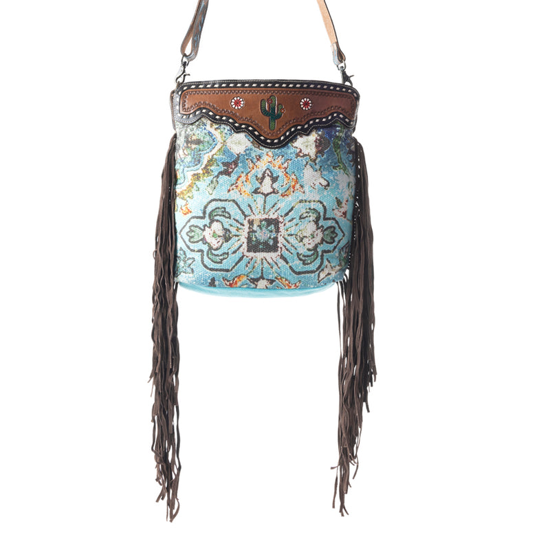 Idealistic Hand-Tooled Bag