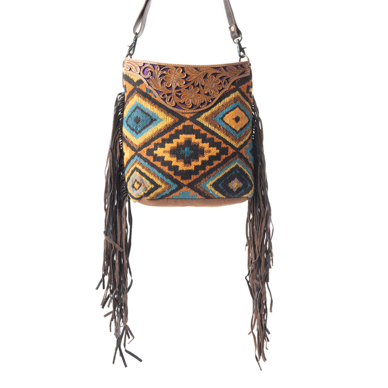 Synonym Hand-Tooled Bag