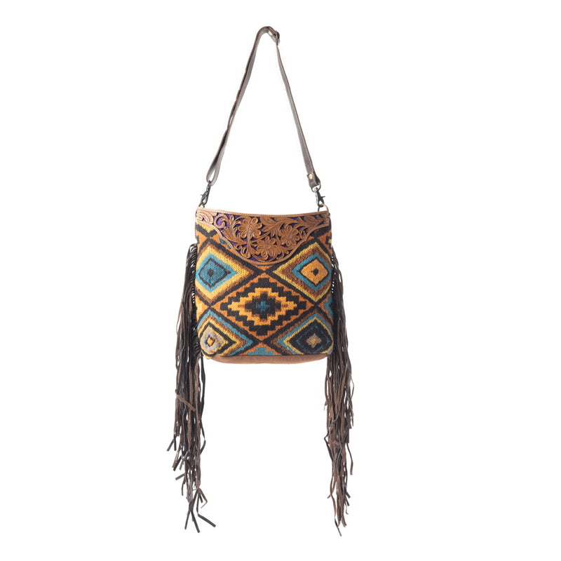 Synonym Hand-Tooled Bag