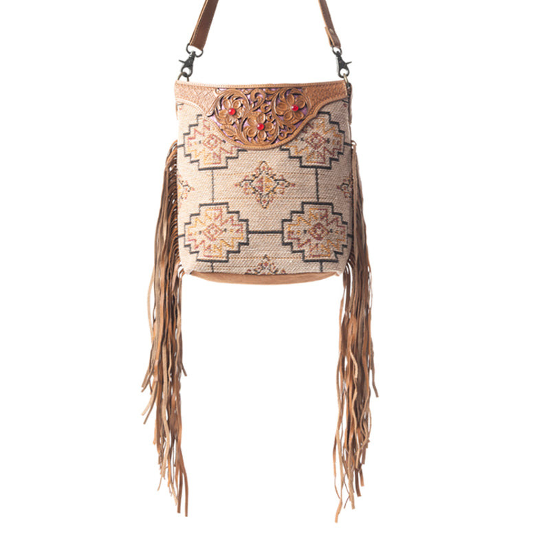 Accelerate Hand-Tooled Bag