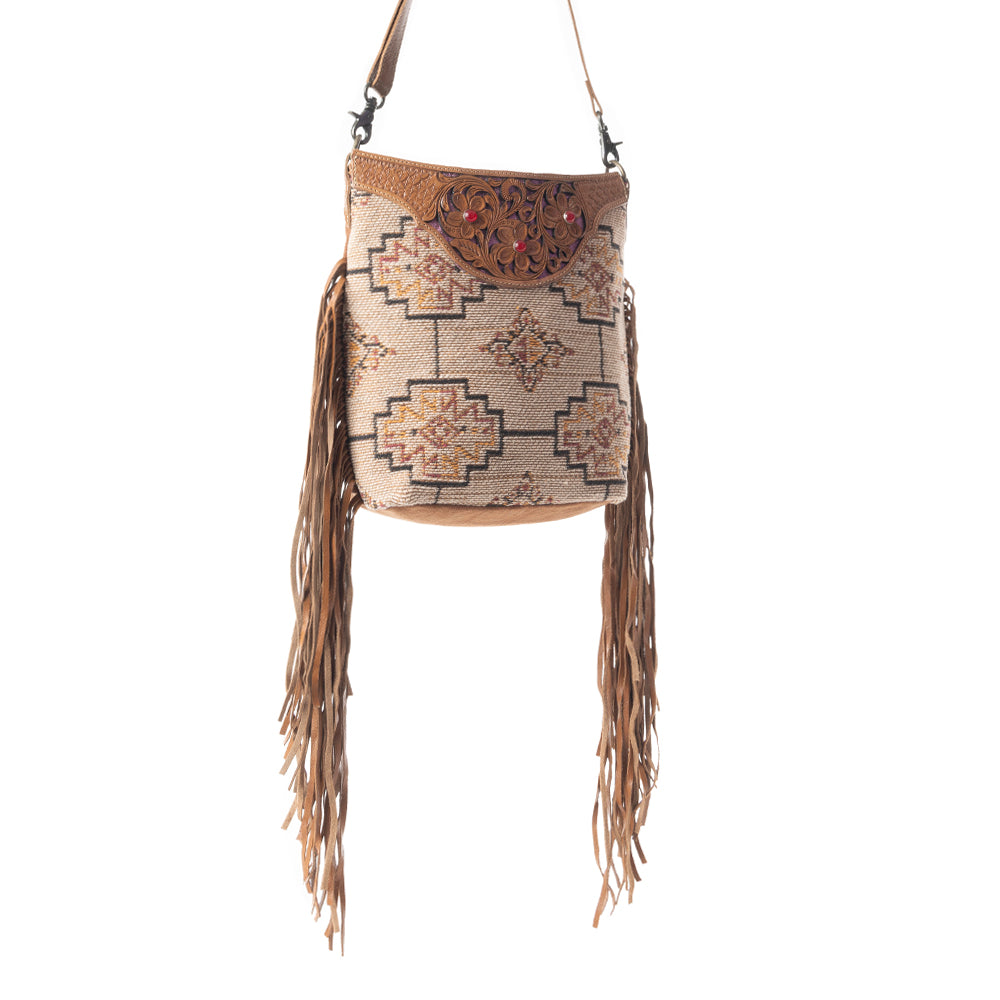 Accelerate Hand-Tooled Bag - MyraUSA