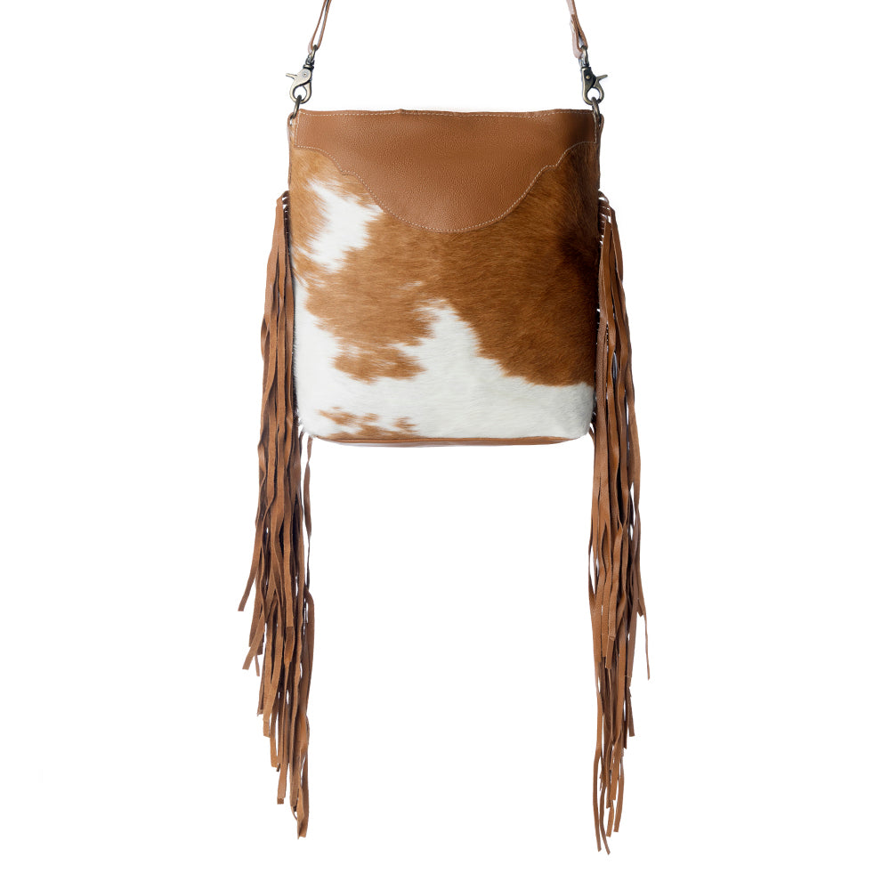 Raw Umber Hand-Tooled Bag - Myra USA