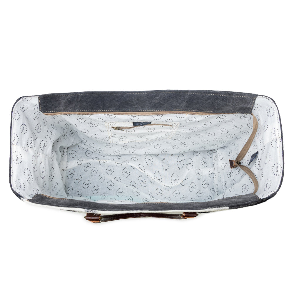 Asterias Canvas & Hairon Bag - Myra USA