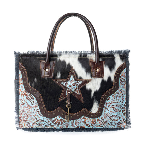 Articulate Canvas & Hairon Bag - Myra USA