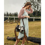 Twinkles Canvas & Hairon Bag