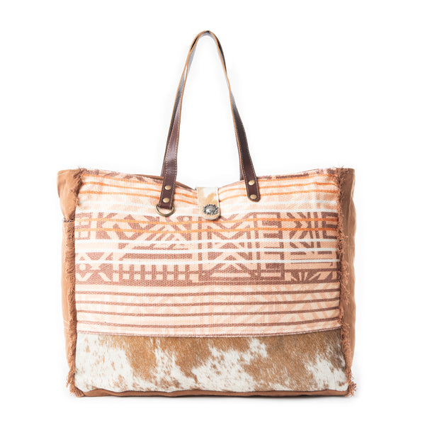 Coral Blossoms Weekender Bag