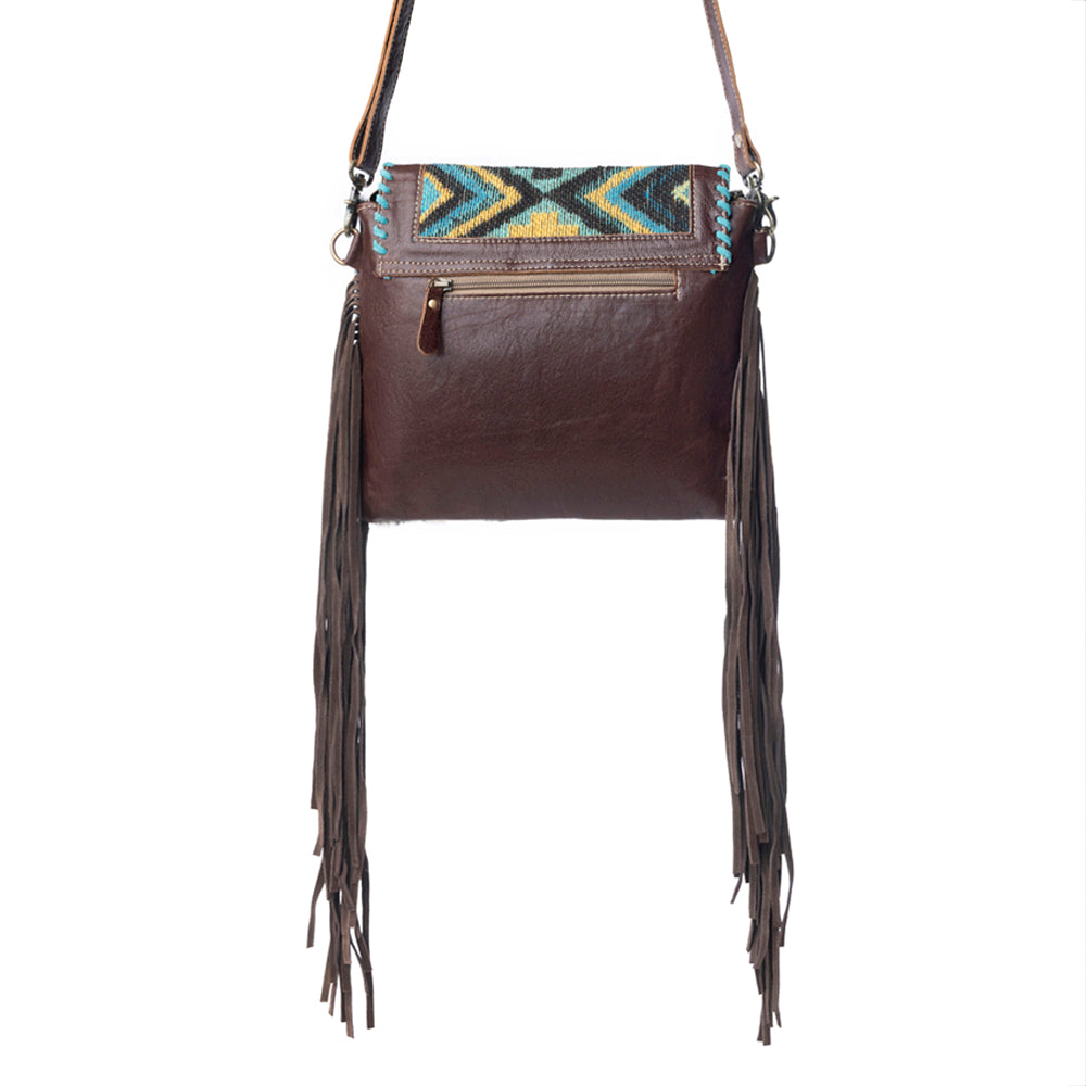 Wild West Boho Leather & Hairon Bag - Myra USA