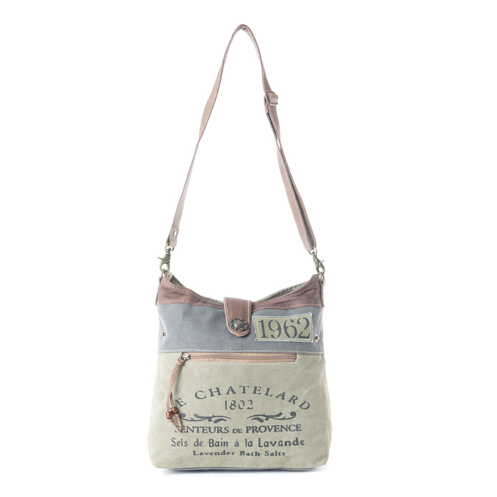 Psychedelic Gray Shoulder Bag - MyraUSA