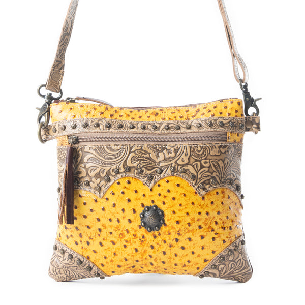 Sarvam Leather & Hairon Bag - MyraUSA