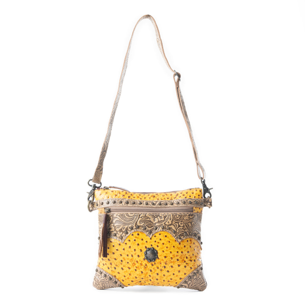 Sarvam Leather & Hairon Bag - MyraUSA