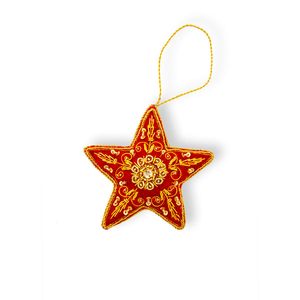 Northstar Jeweled & Beaded Ornament