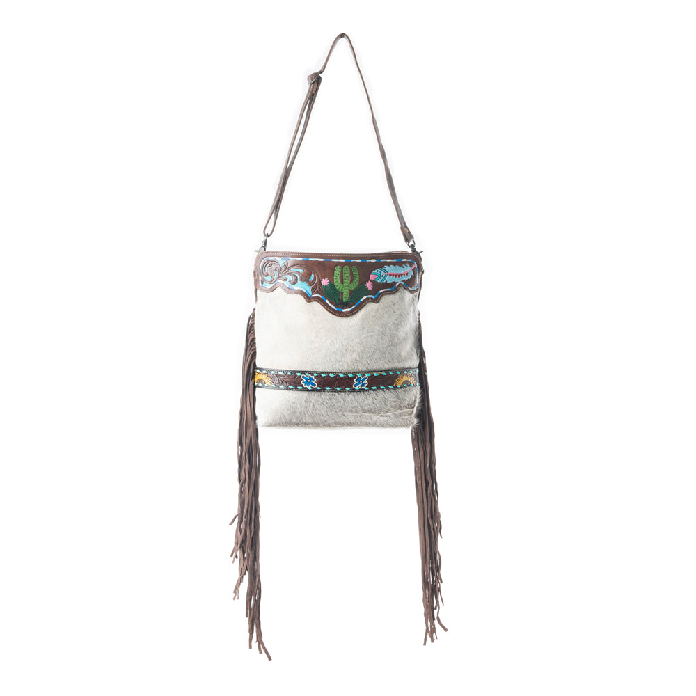 Crown Hand-Tooled Bag - MyraUSA