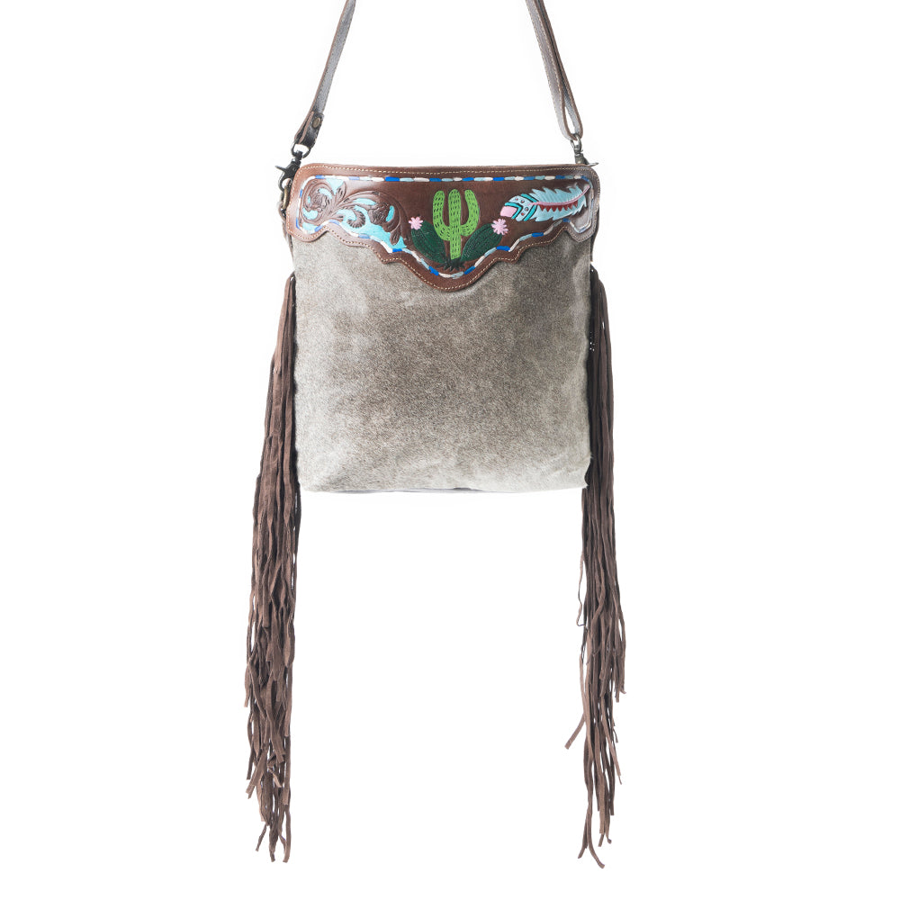 Crown Hand-Tooled Bag - MyraUSA