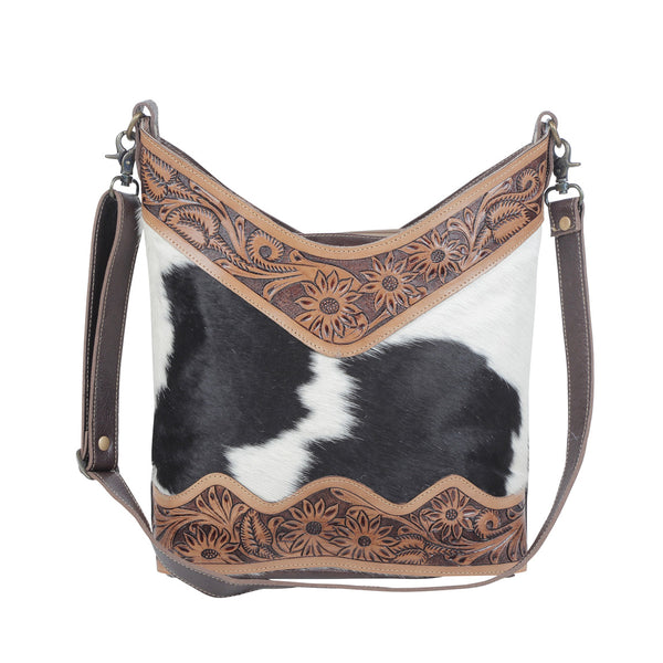 coco and cream Hand-Tooled Bag - Myra USA