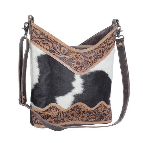 coco and cream Hand-Tooled Bag - Myra USA