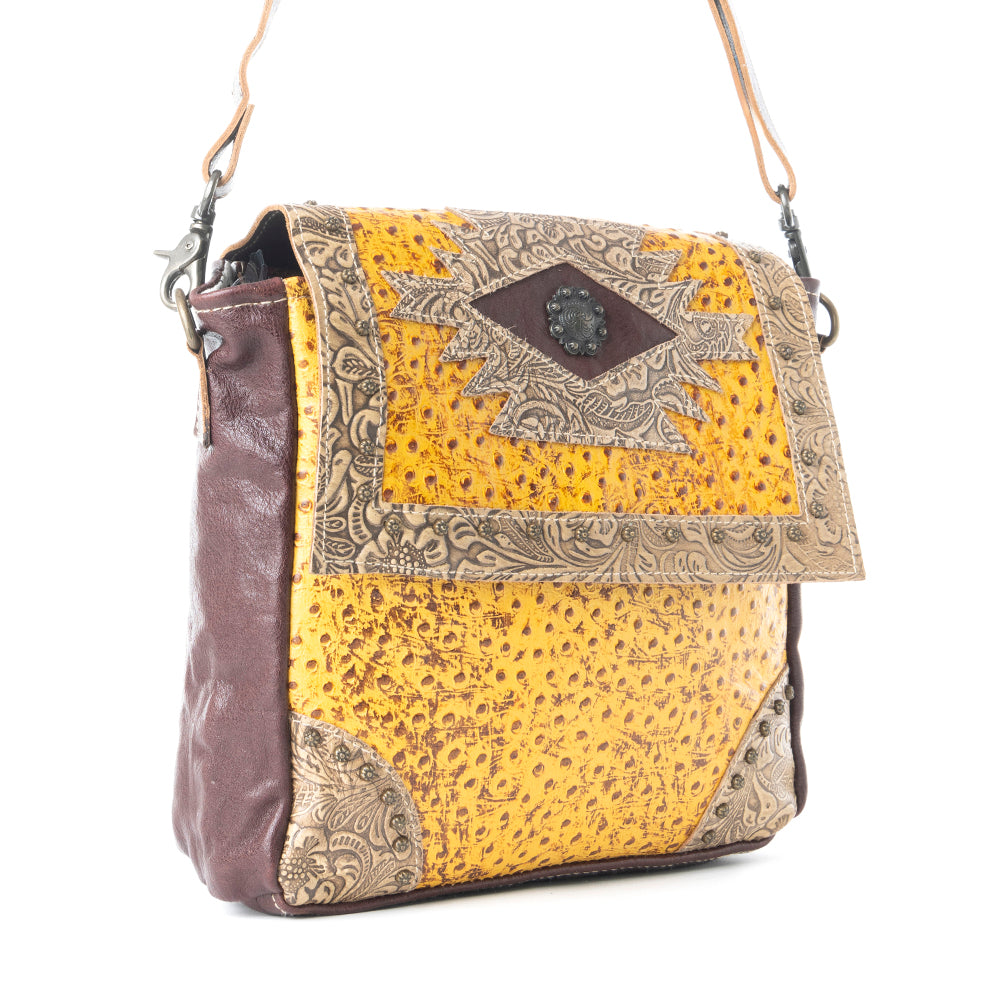 Ray Leather & Hairon Bag - MyraUSA