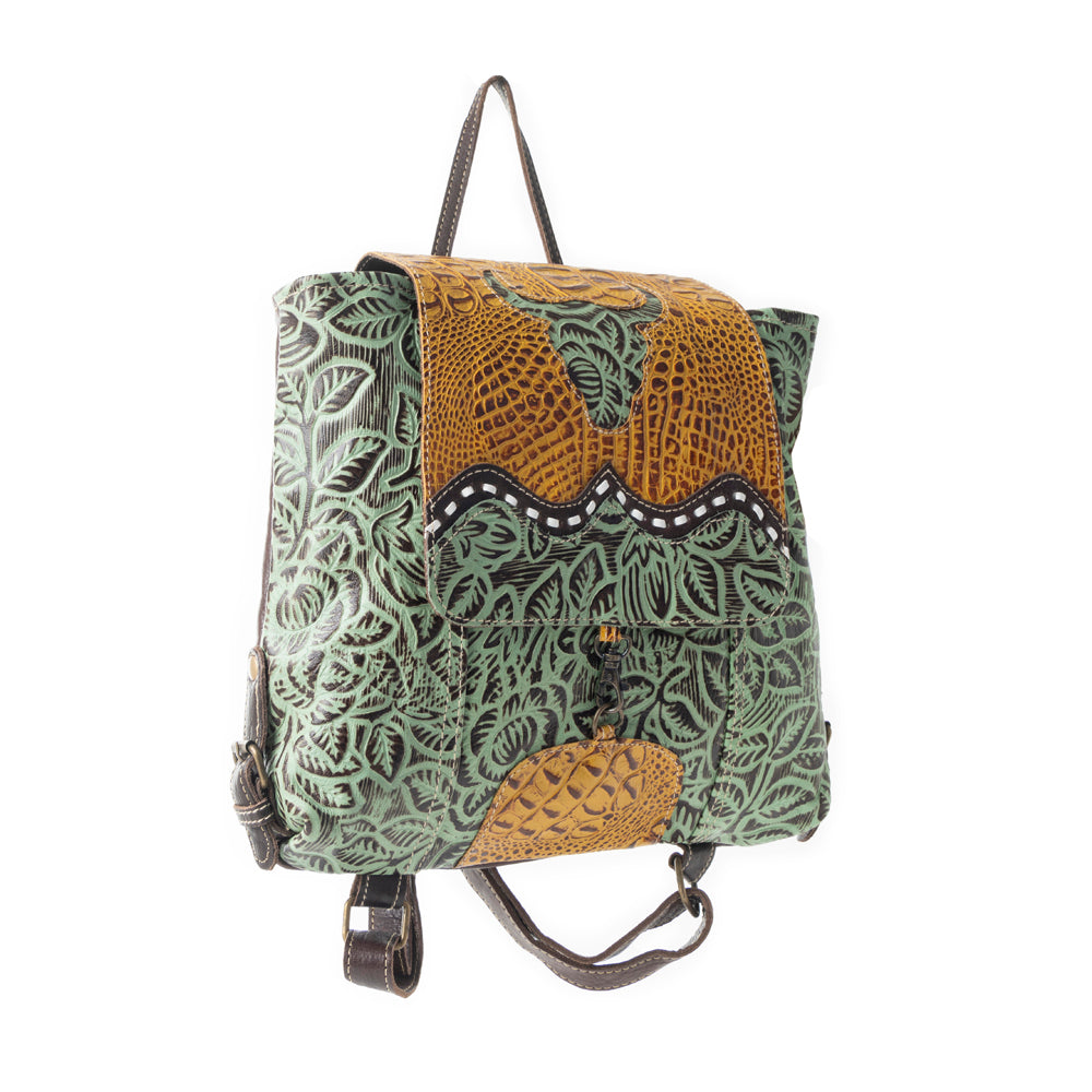 Bull'S Eye Leather & Hairon Bag - MyraUSA