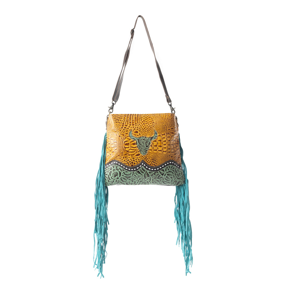 Fah Leather & Hairon Bag - MyraUSA