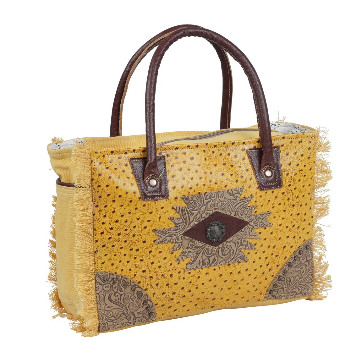 Supine Canvas & Hairon Bag - MyraUSA