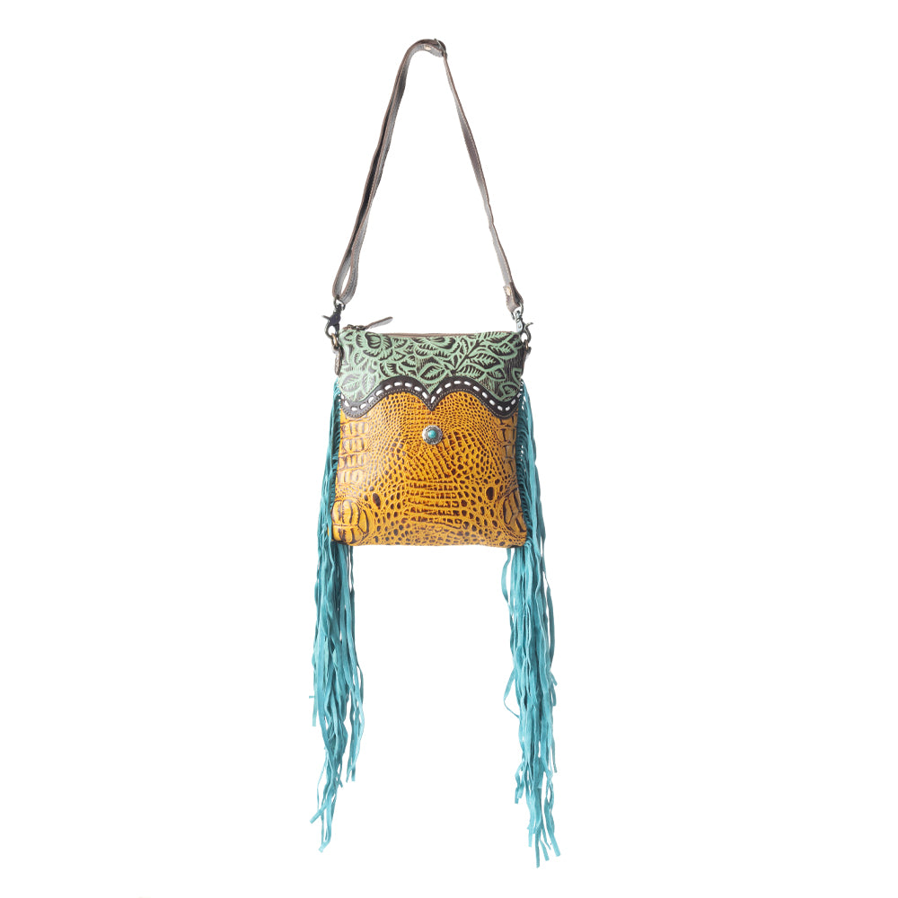 Tale'S Gem Leather & Hairon Bag - MyraUSA