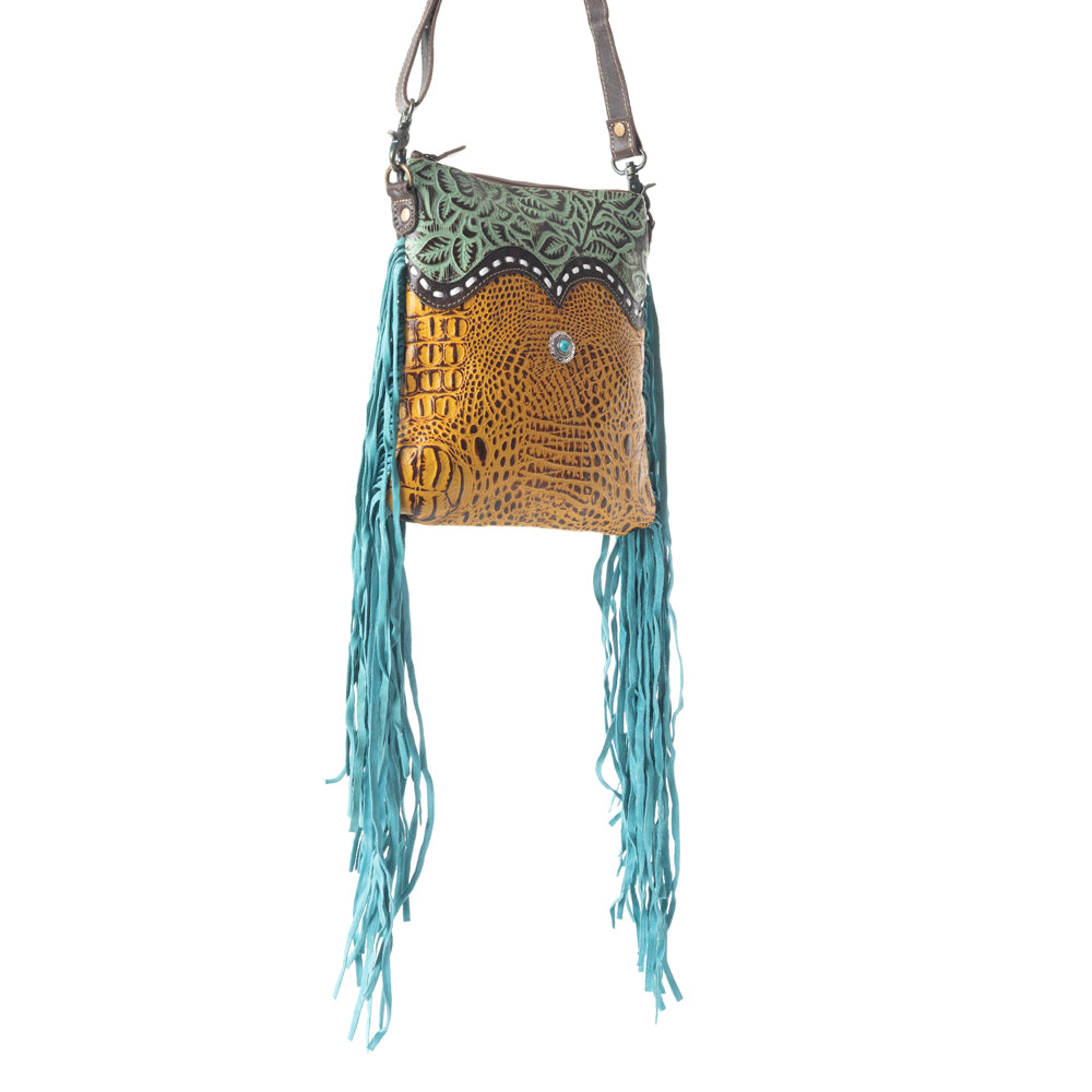 Tale'S Gem Leather & Hairon Bag - MyraUSA