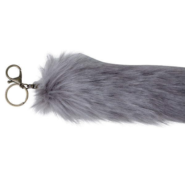 Hyena White Bag Charm - MyraUSA
