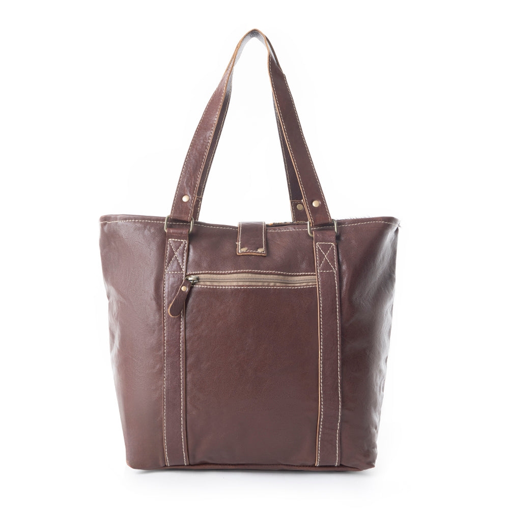 Regent Leather & Hairon Bag - MyraUSA