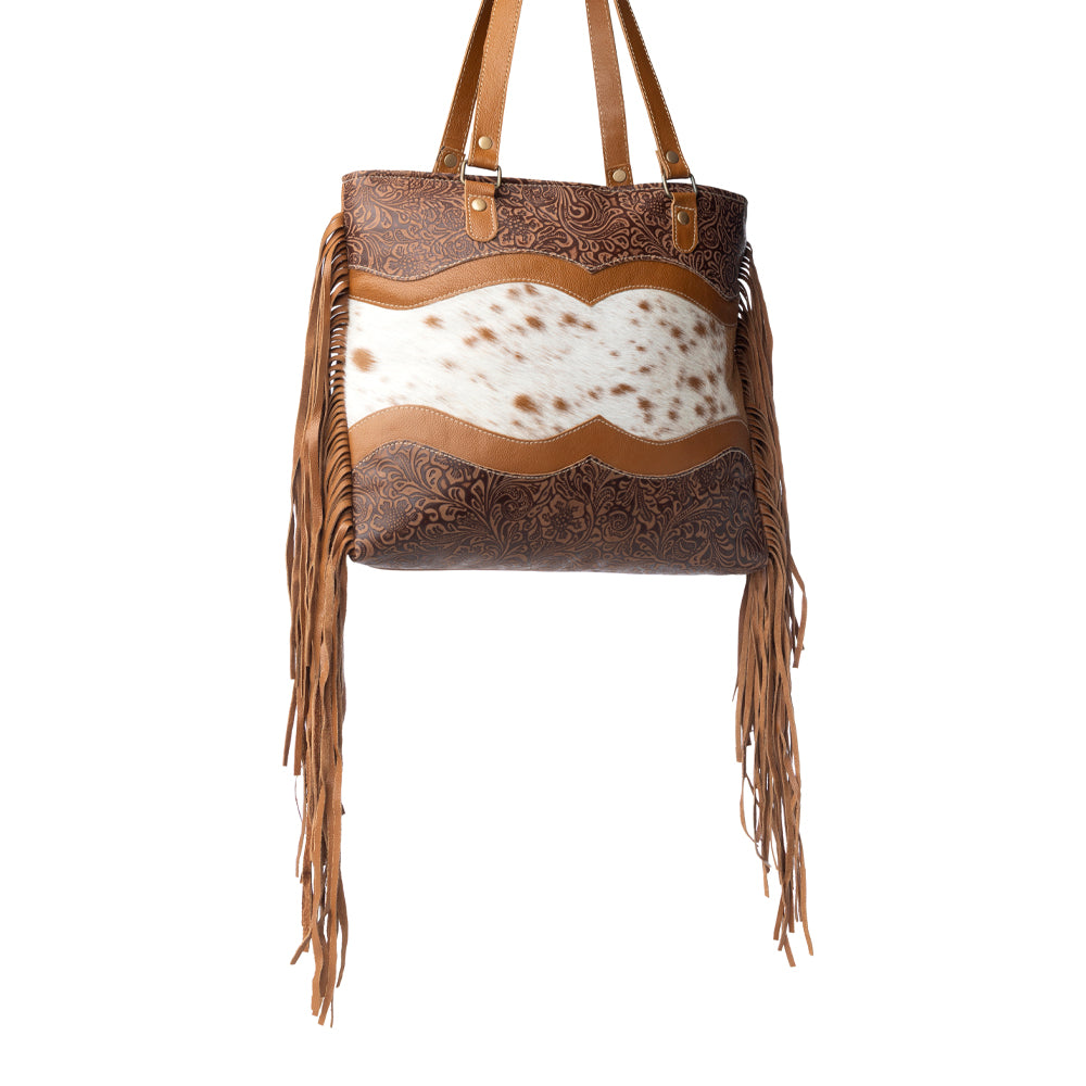 Infinity Leather & Hairon Bag - Myra USA