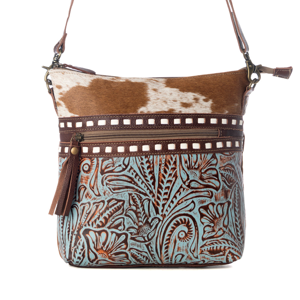 DELPHINE CANVAS & HAIRON BAG - Myra USA