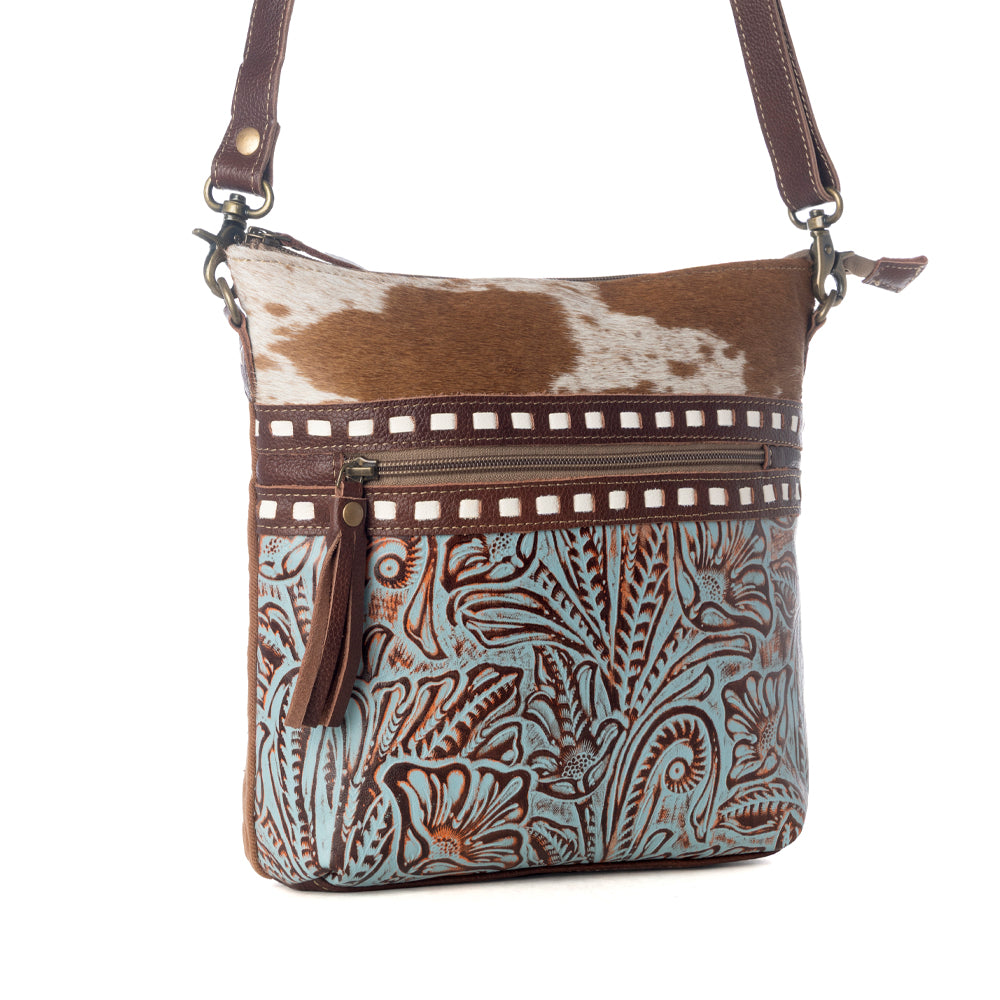 DELPHINE CANVAS & HAIRON BAG - Myra USA