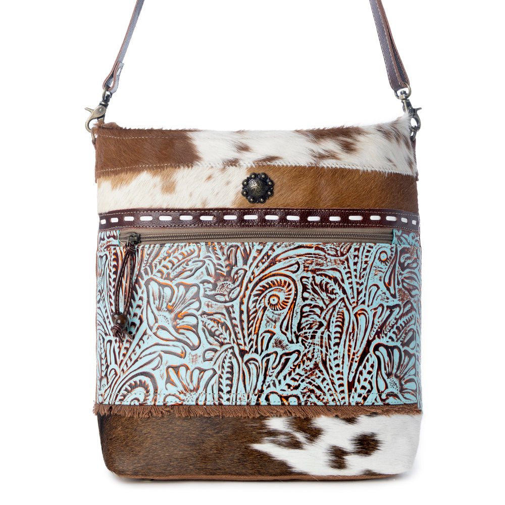PERIDOT CANVAS & HAIRON BAG - Myra USA