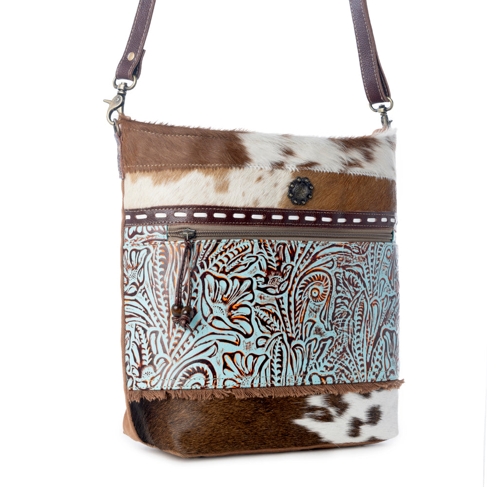 PERIDOT CANVAS & HAIRON BAG - Myra USA
