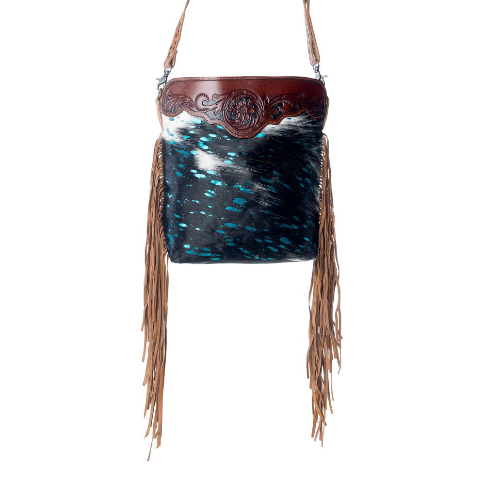 Blue moon Hand-Tooled Bag - Myra USA