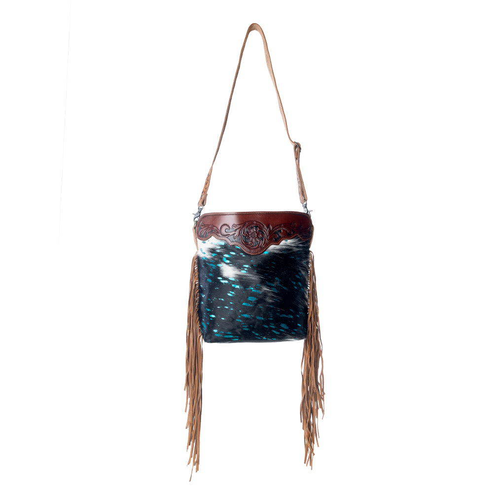 Blue moon Hand-Tooled Bag - Myra USA