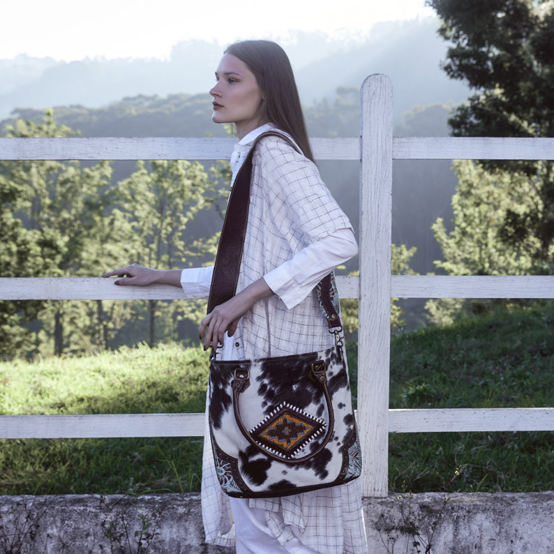 Domerang Canvas & Hairon Bag - MyraUSA