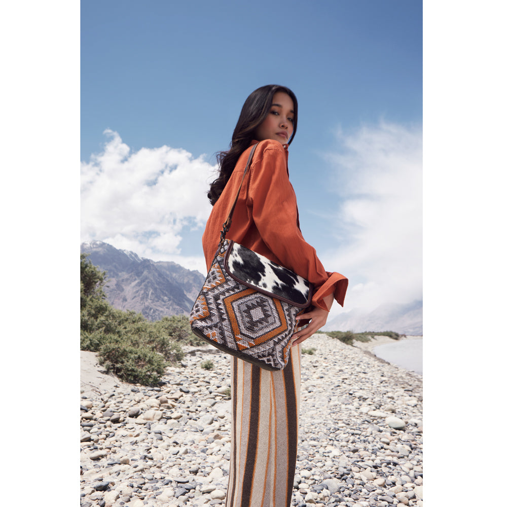 Orange Outlines Small & Crossbody Bag - MyraUSA