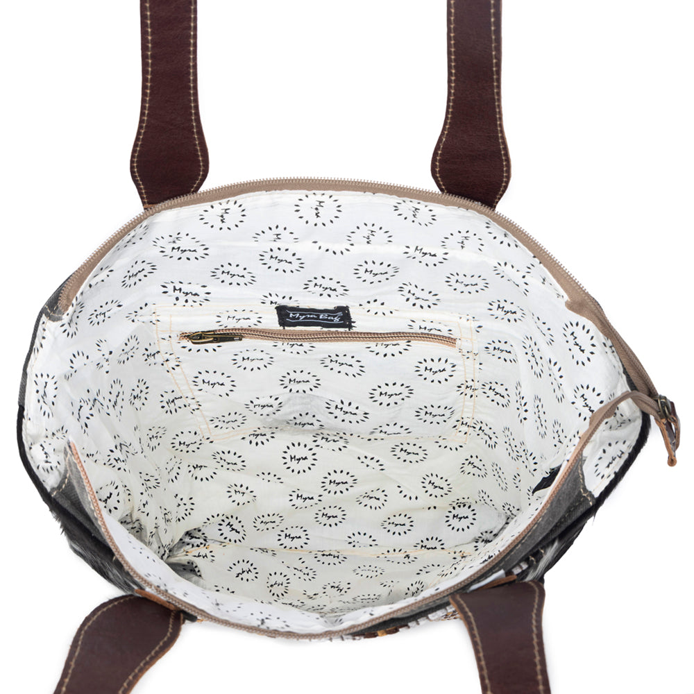 Irish Coffee104 Penny Canvas & Hairon Bag. - Myra USA