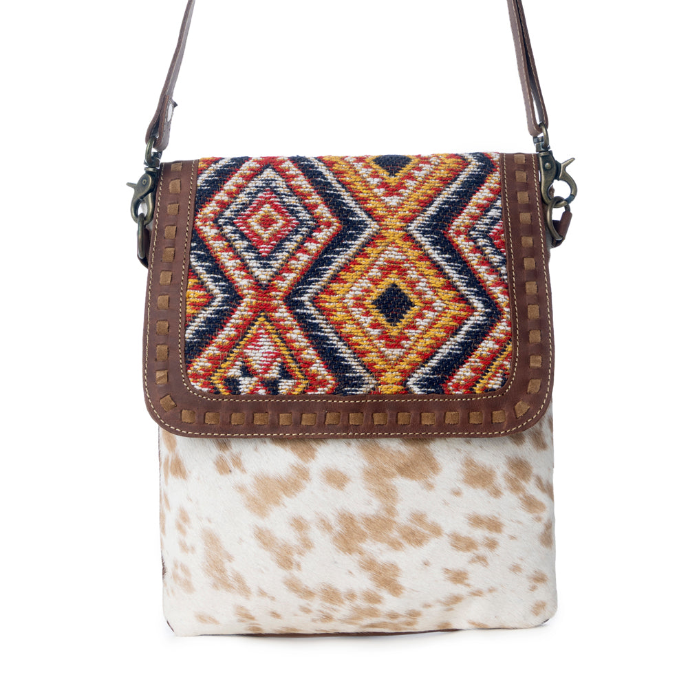 Hazelnut Touch Canvas & Hairon Bag - Myra USA