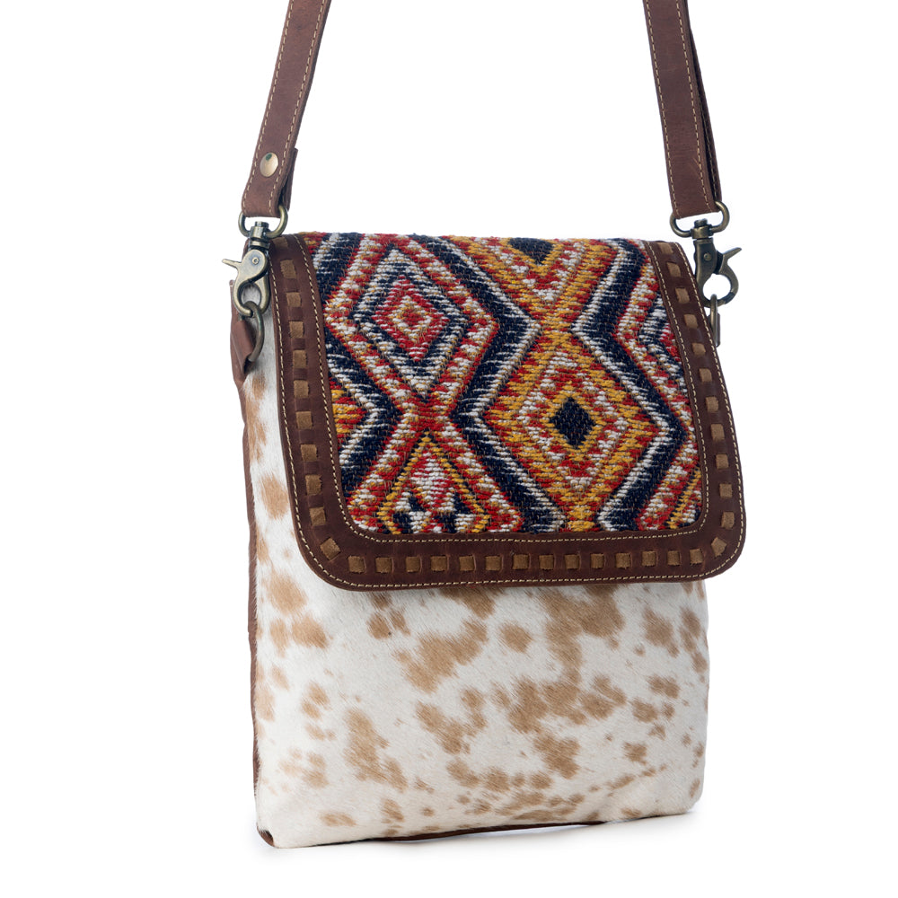Hazelnut Touch Canvas & Hairon Bag - Myra USA