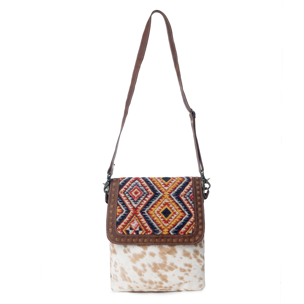 Hazelnut Touch Canvas & Hairon Bag - Myra USA