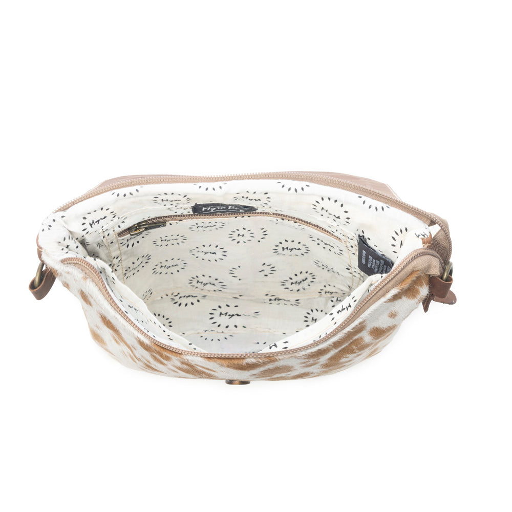 Hazelnut Touch Canvas & Hairon Bag - Myra USA