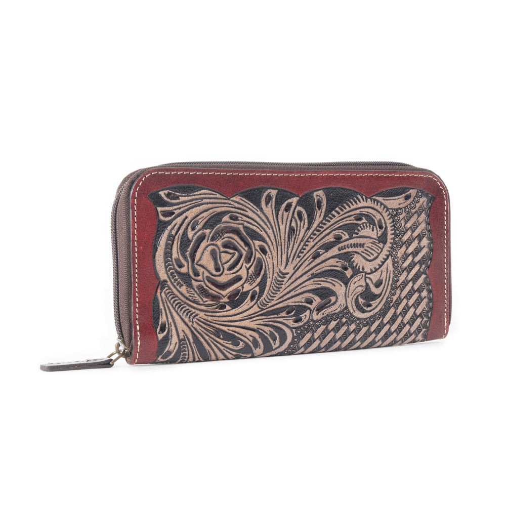 CRIMSON WEAVE WALLET - MyraUSA